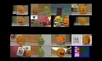 Mix of 4 videos from youtube : Annoying Orange Sparta Fourparison