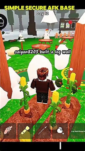 Simple Secure AFK Base 😱 | 99 Nights in the Forest Roblox#roblox #99nights