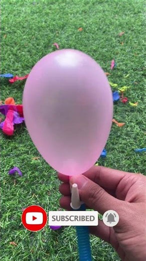 BLOWING AND POPPING BALLOONS PINK MANUAL PUMP FUNNY #ASMRBALLOONS #balloon #poppballons