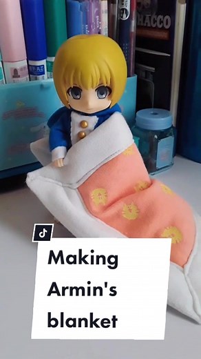 Cómo hacer la manta/futón de Armin de Attack on Titan