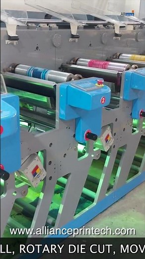 Lamitube Printing on Alliance A5 Flexo Label Press