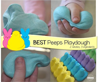BEST Peeps Playdough Recipe - Easter Activities for Kids