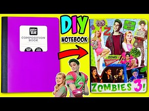 ZOMBIES 3 : DIY Custom Notebook with Addison, Zed, Aliens