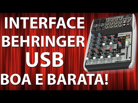 Behringer Xenyx QX1002USB - Review da mesa de som com interface USB