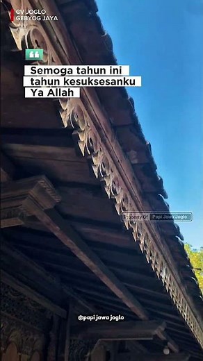 Rumah Kayu🏡Rumah Adat Kudus Bosku Juragan‼️