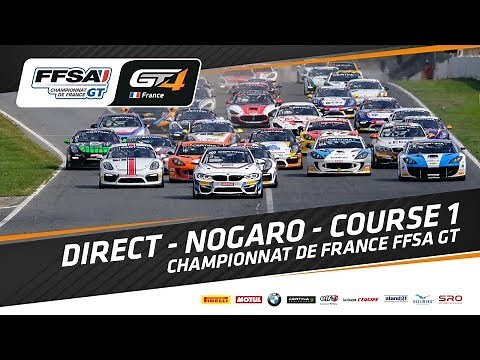 DIRECT – Nogaro Course 1 - Championnat de France FFSA GT
