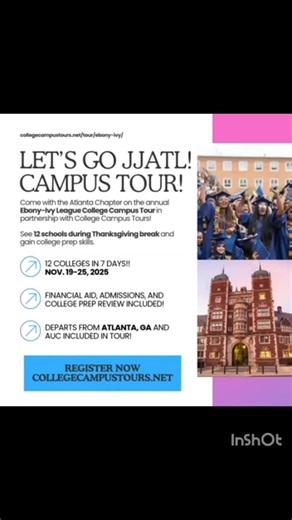 Join us for the Ebony & Ivy College Tour 2025  ️ November 19–25,...