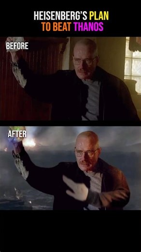 Heisenberg's Plan To Beat Thanos #breakingbad #avengers #memes #shorts