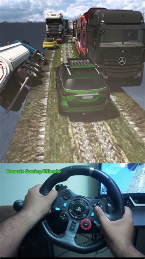 Funny Moment In Euro Truck Simulator "ETS2" 😂😹 #shorts