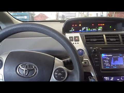Prius V oil light reset! (Maintenance light)