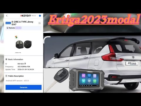 Ertiga2023 modal key programming dp5 tool 🚘 #keyprogramming #keycare #keydiy #obdistar @PSCARDECOR