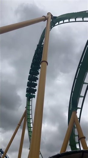 Off-ride Riddler’s Revenge at Six Flags Magic Mountain #rollercoaster #sixflagsmagicmountain #ride