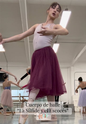 Ensayos de La Sílfide y el Escocés en el Palacio de Bellas Artes