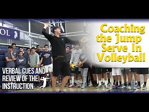 Volleyball Jump Serve Instruction and Coaching Video