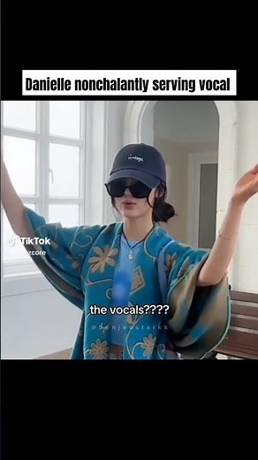 Newjeans Danielle randomly singing opera (the song in the first clip was ETA😆) #newjeans #danielle