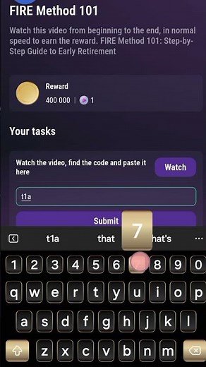 Tapswap Code: Fire Method 101: Step-by-Step Guide to Early Retirement