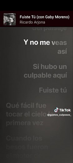 Ricardo Arjona - Fuiste Tú