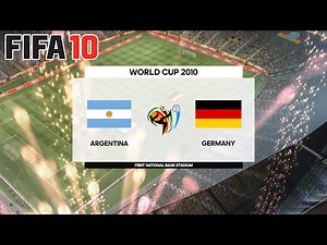 2010 FIFA World Cup South Africa (FIFA 10) - Argentina vs Germany - Gameplay PS3 HD [RPCS3]