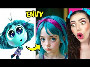Inside Out 2 Characters AS HUMANS! (INSIDE OUT 2 CHARACTERS IN REAL LIFE!)