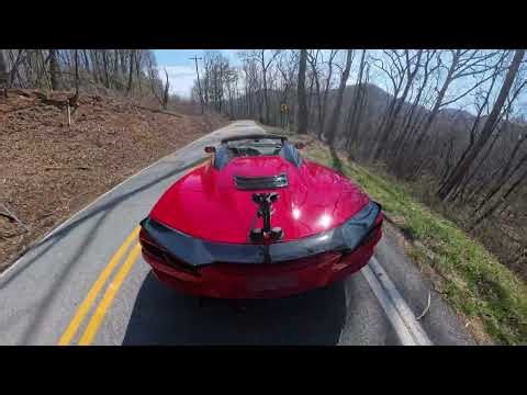 C8 Z06 & GT4 join forces for some Wolf Pen Gap fun - 4K