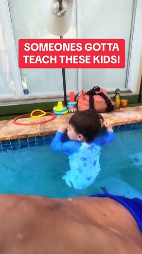 Always swim back to the wall! Its easy to teach. THIS SHOULD BE PRACTICED EVERYTIME YOU ARE IN THE POOL! #swimlessons #watersafety #learnfromme