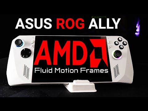 ASUS ROG Ally AMD FLUID MOTION FRAMES! How to get AFMF on ROG ALLY in MINUTES!