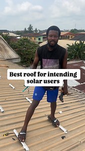 440 reactions · 61 shares | If you plan to install solar panels, use quality roofing materials. #solar #solarpanels #roofingsheets #carpenters #engineers | Gideon Aghahowa | Facebook