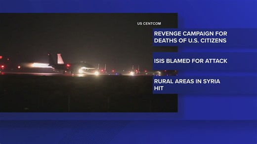 US military launches strikes in Syria targeting Islamic State fighters after American deaths