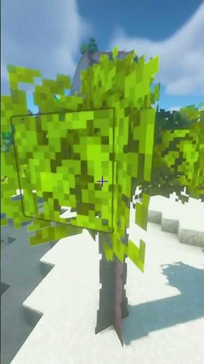Minecraft : Small Realistic Palm Tree Design Tutorial #shorts #minecraft #minecraftbuild