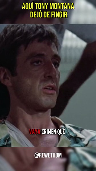 Tony Montana snapped during his interview and that’s how they found him out | Scarface