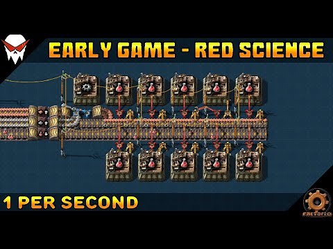 Factorio: Red Science Blueprint - Early Game (Space Age DLC)