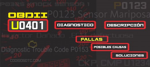 CÓDIGO U0401 (todas las marcas) | Síntomas y Soluciones