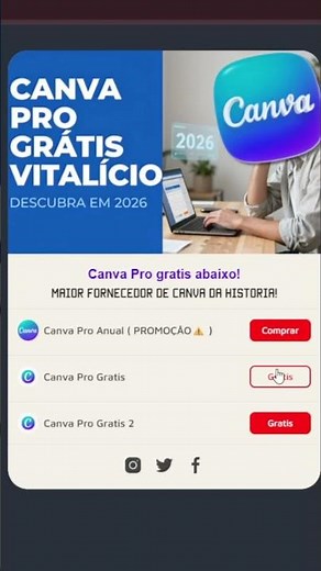 Canva Pro gratis em 2026 tutorial completo totalmente gratis