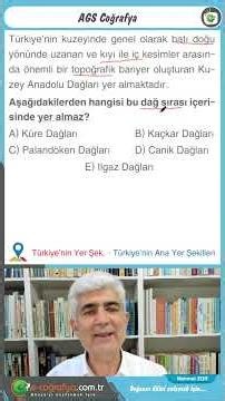 11th Grade Geography - Landforms of Turkey - Turkey's Major Landforms