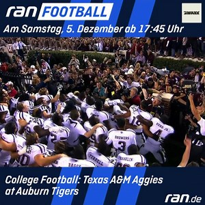 College-Football LIVE! Heute ab 17:45 live auf ProSieben MAXX und im Livestream auf ran.de! | ran