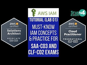 AWS IAM Tutorial (Lab 01)! | Must-Know IAM Concepts & Practice for SAA-C03 & CLF-C02 Exams