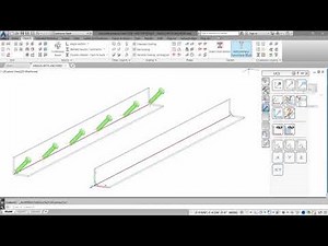 How to place Anchors on an angle in Advance Steel 2018