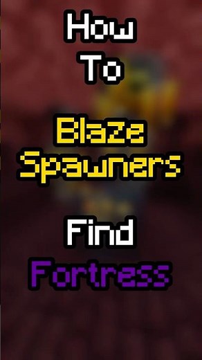 How to find a Nether Fortress in #minecraft in under a minute #tutorial #speedrun #mcsr