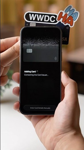 iOS 26 Adding Card To iPhone