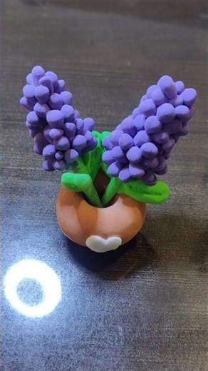 clay flower pot🪻 #art #artandcraft #viral #like #subscribe #youtubeshorts #trending #shorts