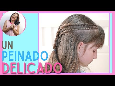 💕PEINADO con TRENZA RAIZ SUPERIOR - TRENZAS PARA NIÑAS - FLEQUILLO - PEINADOS FÁCILES - PEQUEINADOS