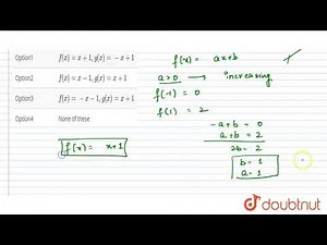 The distinct linear functions which map [-1,1] onto [0,2] are