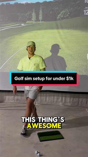 Affordable Golf Simulator Setup for Under $1k