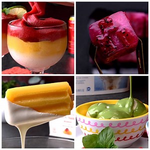 6.2M views · 75K reactions | 5 colorful creations to help you cool down. Recipes here: https://snip.ly/kbccg5 | Blossom | Facebook