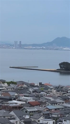 愛宕神社から見た博多湾