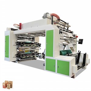[Hot Item] High Speed Stack 4 Colors Paper Food Packaging Flexographic Printer