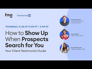 Your Guide to Client Testimonials: How to Show Up When Prospects Search for You