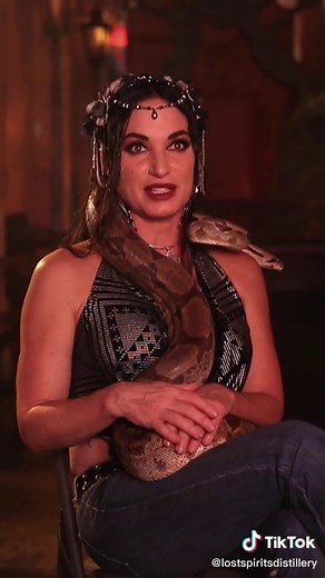 Our beautiful snake charmer/belly dancer Sabrina Fox for her spotlight series! 🐍 #lostspirits #snakes #snake #snakecharmer #bellydance