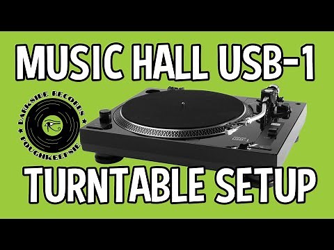Music Hall USB-1 Turntable Setup