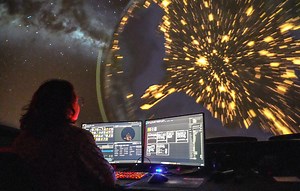 Library's planetarium with domed screen to be unveiled. 'Can you take us to the moon?'